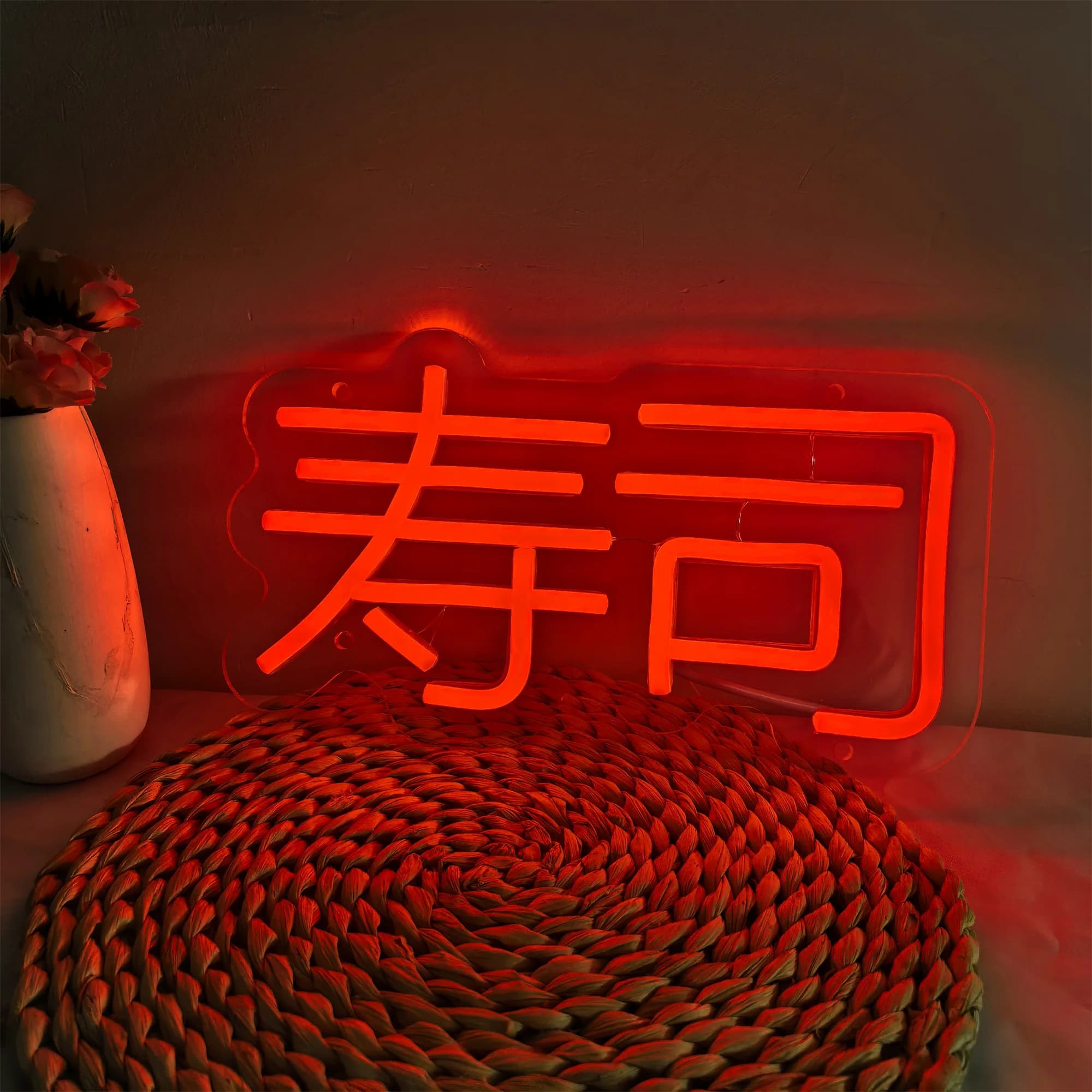 Enseigne néon Sushi Japonais, Lumières néon pour Restaurant, Bar, Pub, Entreprise, Cuisine, Décorati