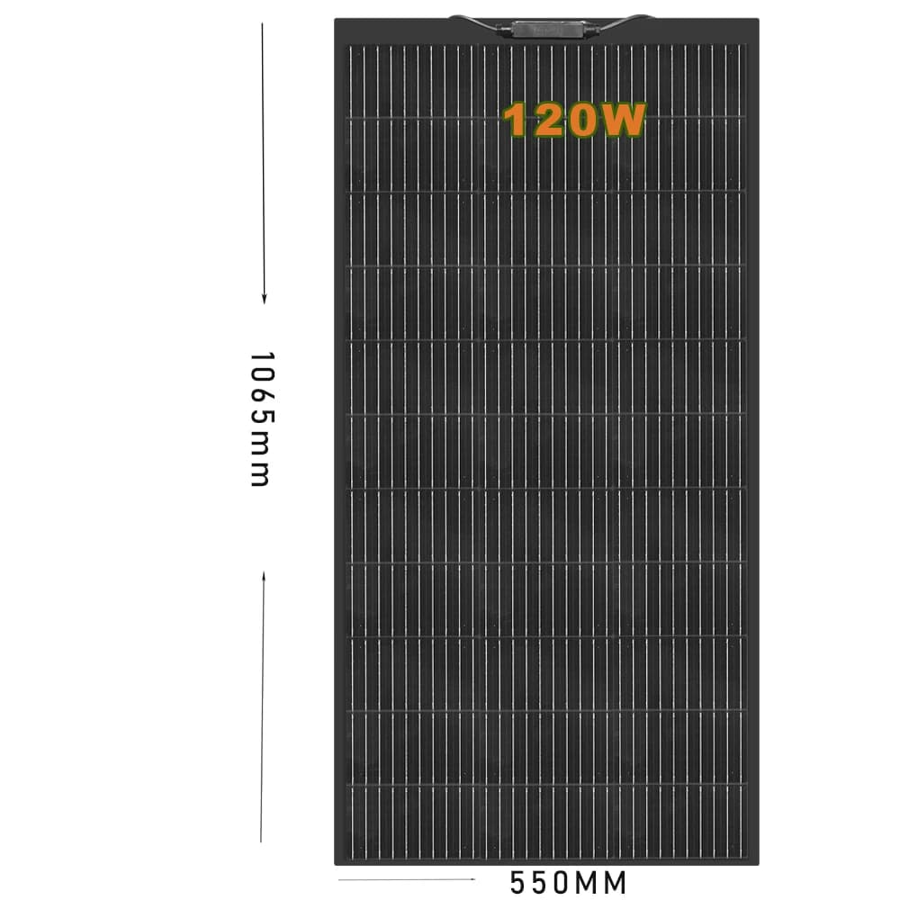 120W~600W Solar Panel Kit de panneaux solaires flexibles pour la maison, chargeur de batterie pour c