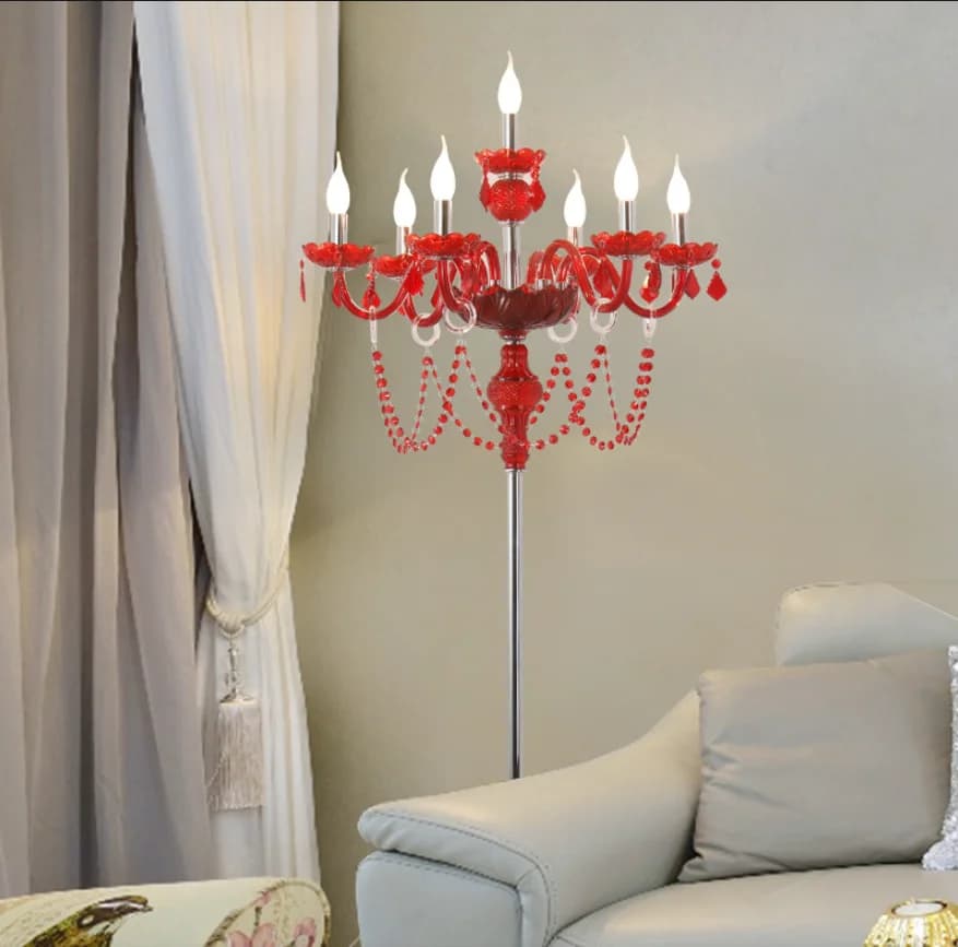 Lampe de Table en cristal dorée et argentée au design moderne, chandelier, éclairage décoratif pour 