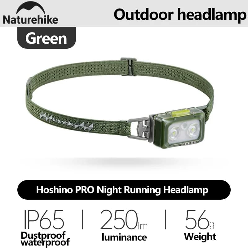Naturehike – lampe frontale ultralégère, imperméable et résistante aux chutes, réglable, pour l'exté