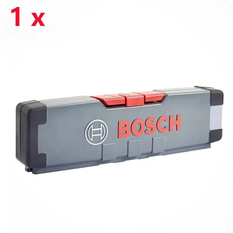 Boîte de rangement Bosch pour outils domestiques, accessoires de scie sabre, embouts de perceuse et 