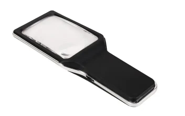 Loupe 3X/6X avec 10 lumières LED - Loupe pour lire les petits caractères, pour personnes malvoyantes