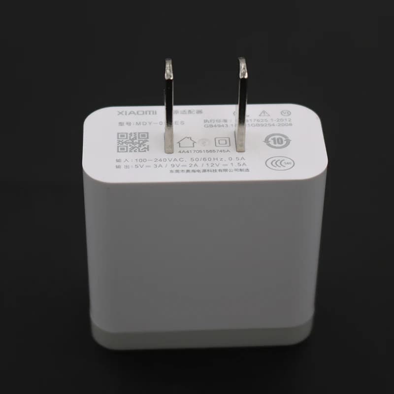 Xiaomi-Chargeur rapide avec câble de type C, adaptateur de charge rapide, Mi Note 10, CC9, A3 Lite, 