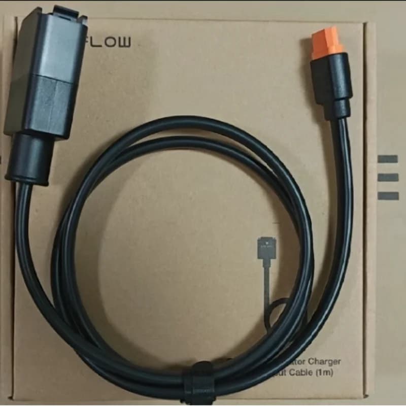 Chargeur alternatif EcoFlow avec câble de sortie XT60 pour station d'alimentation portable de la sér