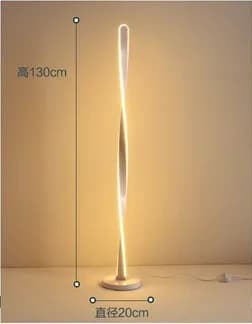 Lampadaire Style INS 2025 Nouveau Design Nordique pour Salon, Côté Canapé, Chambre à Coucher, Chevet