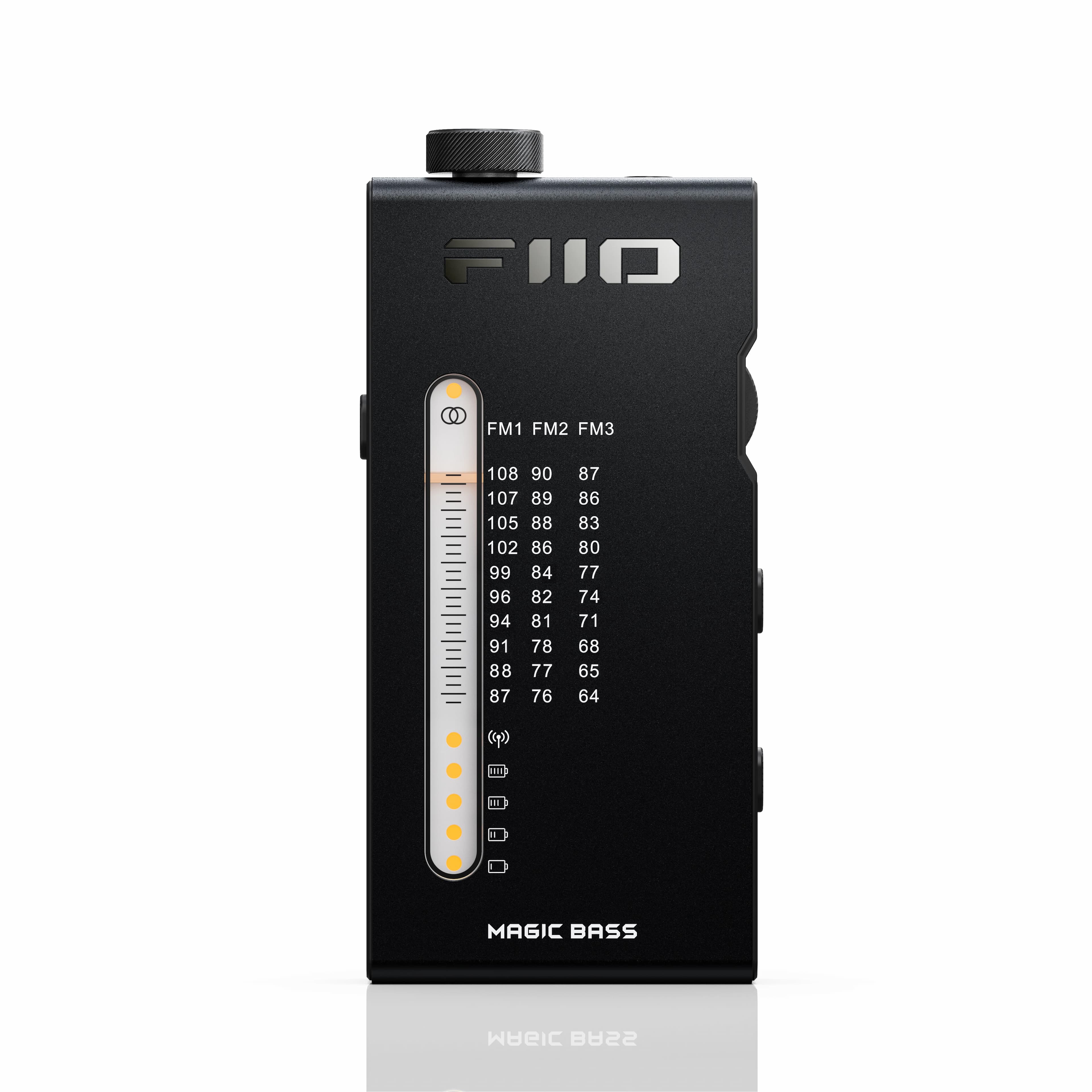 Récepteur radio stéréo FM HiFi portable FiiO RR11 avec réglage PVR analogique, effets sonores basse 