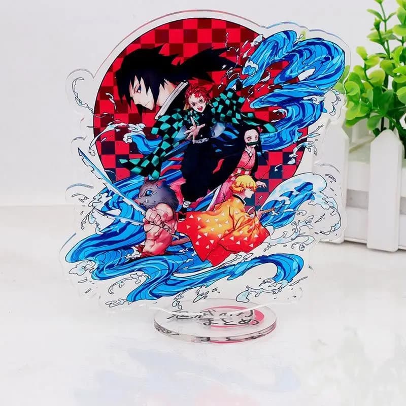 Nouveau démon Slayer Tanjiro Kamado Tokitou Muichirou Anime périphériques créatif Transparent acryli