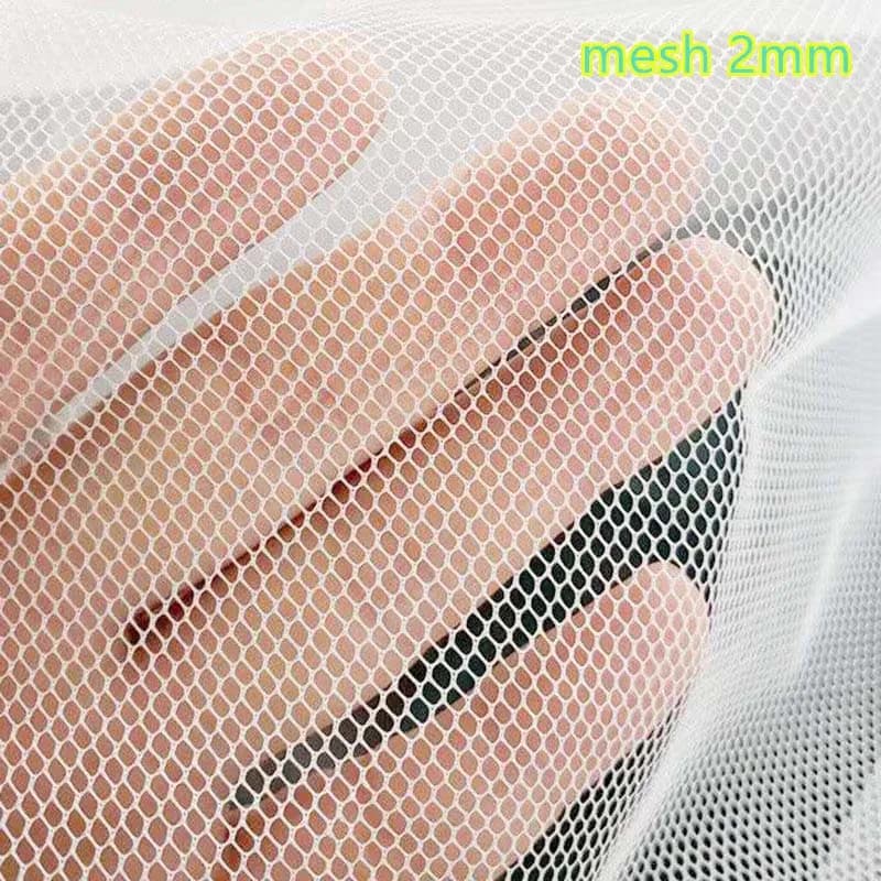 Filet d'isolation de poisson en maille tricotée chaîne, cage, sac à appâts, tissu hexagonal, 2mm, 4m