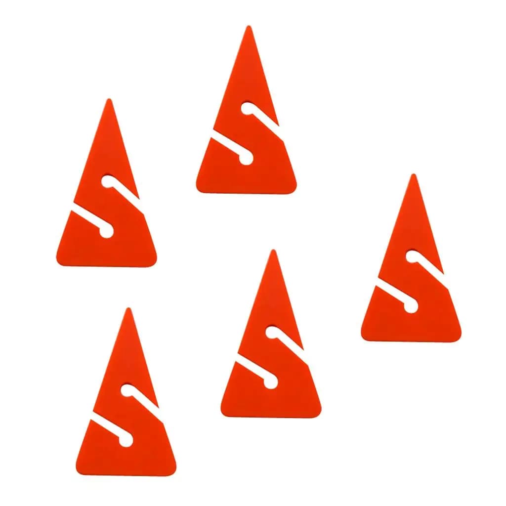 Marqueur de flèche de ligne de plongée sous-marine technique, panneau directionnel triangulaire Dura
