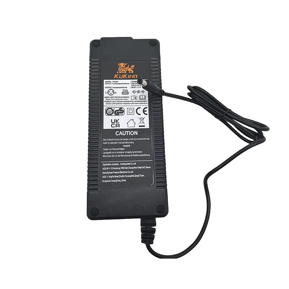 Kukirin G3 – chargeur de batterie pour Scooter électrique KUGOO KIRIN G3, 58.8V, 2,0 a, Original, pi