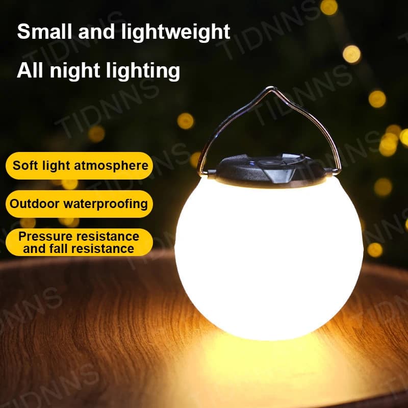 LIVRAISON GRATUITE LED Lanterne Rechargeable Fournitures De Camping Lumières Ampoule Alimenté Par Ba