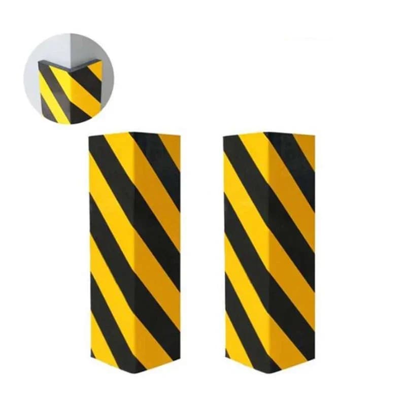 Lot de 2/4 protections d'angle de garage en mousse anti-collision, autocollants de signalisation pou