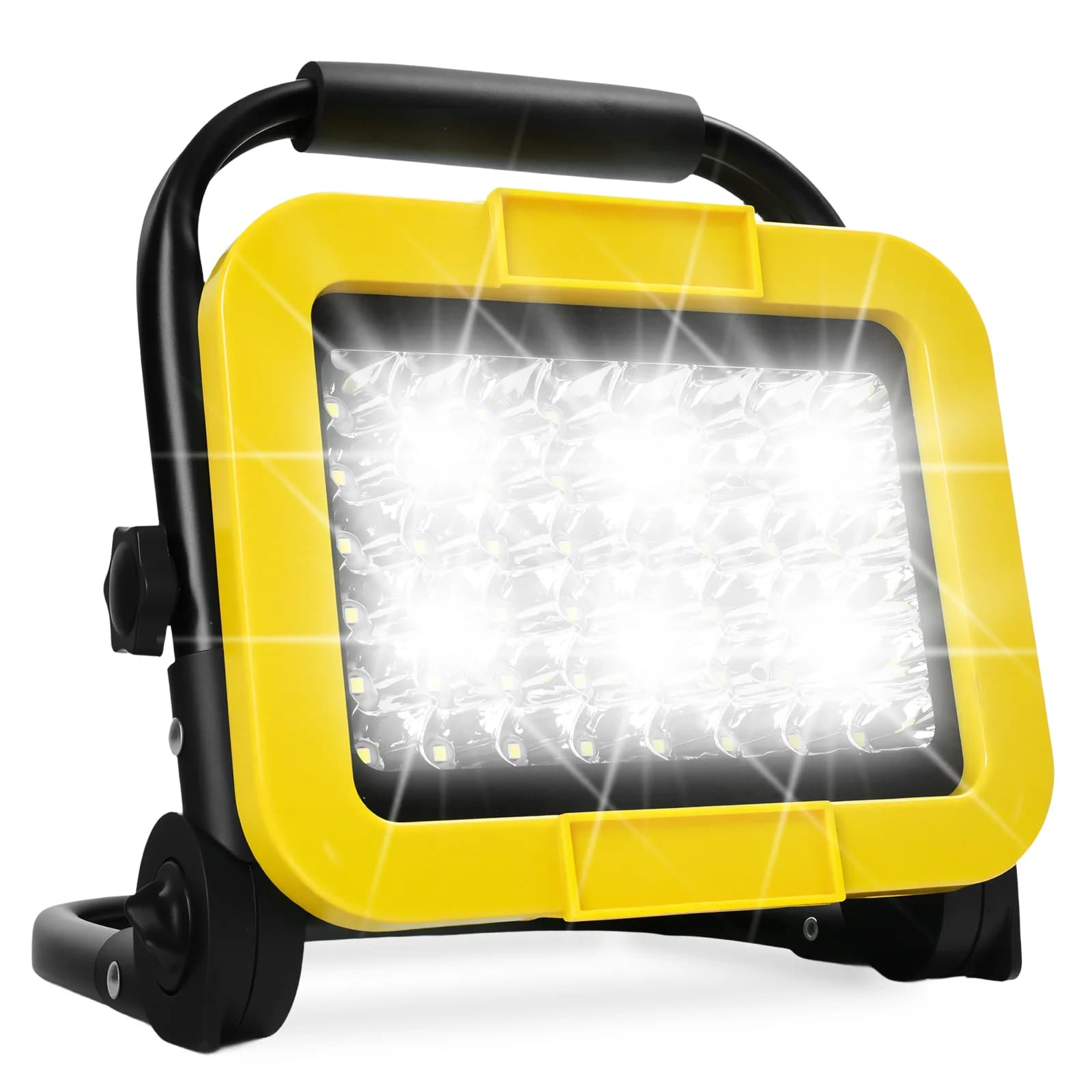 Lampe de travail LED sans fil 50W 5000LM, projecteur Portable, Camping en plein air, pêche, outil d'