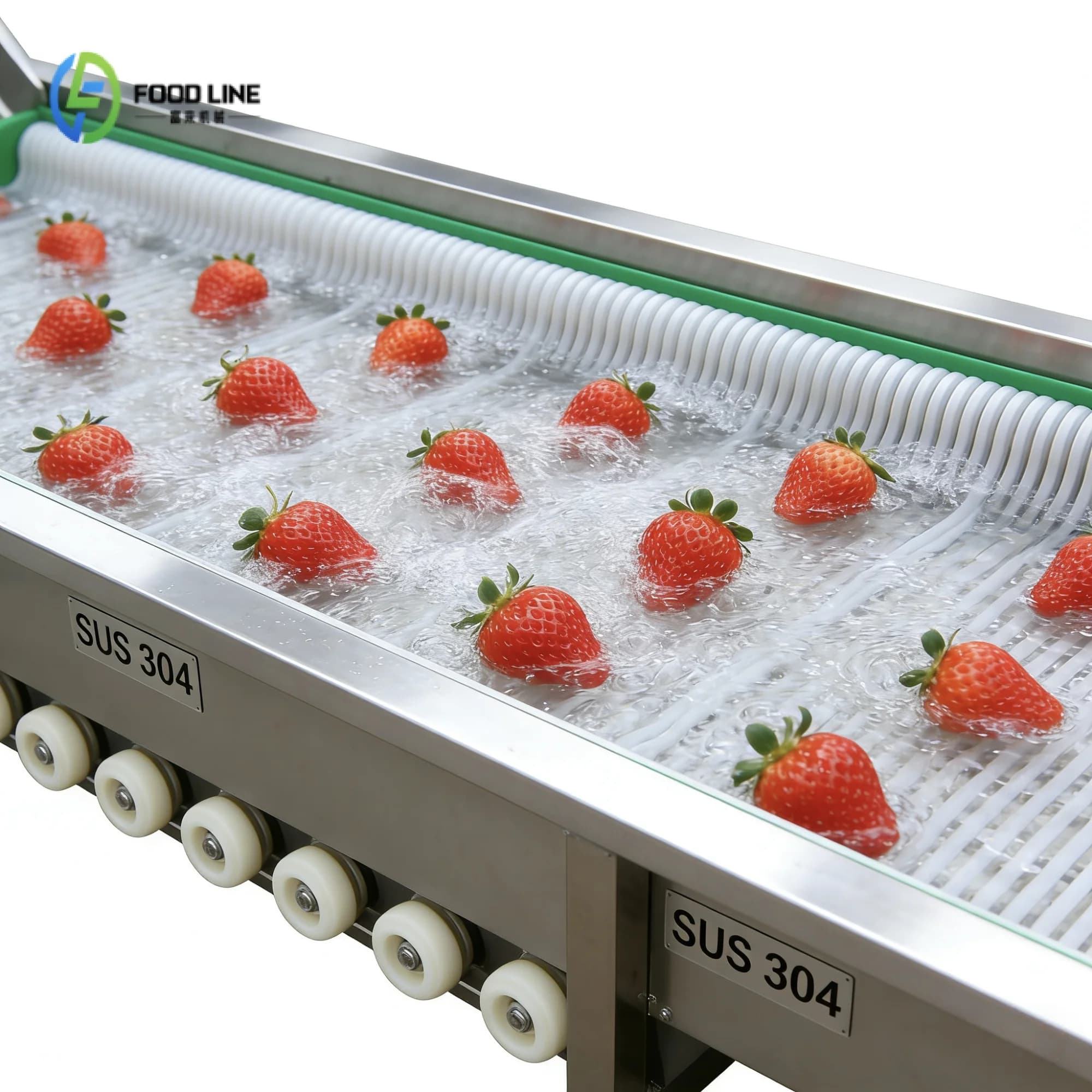 Machine à laver les fraises personnalisée, machine à laver les fraises à bulles