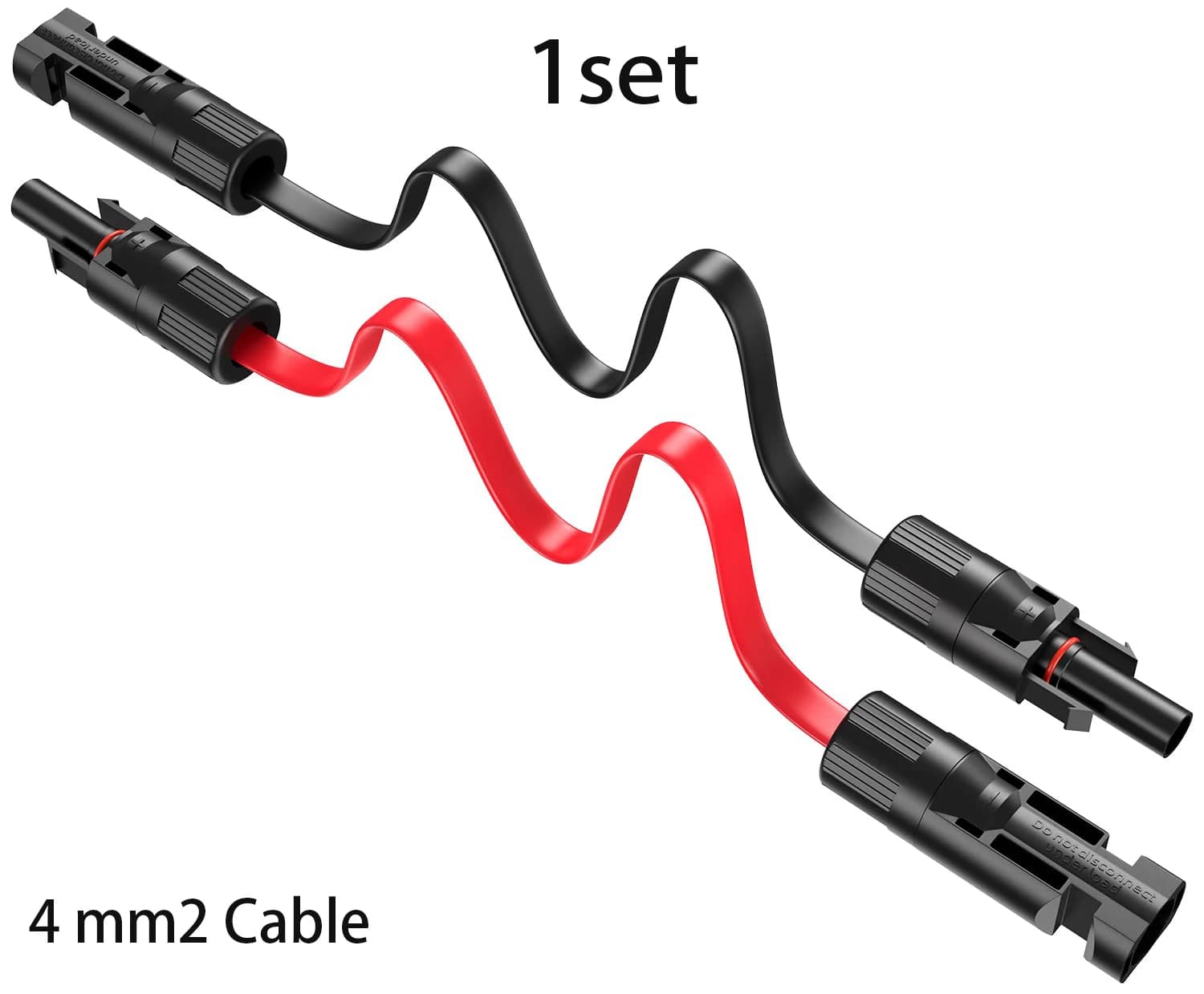 JMUYTOP – câble d'extension pour panneau solaire plat, 12/10 AWG 4/6 mm2, connecteurs étanches pour 
