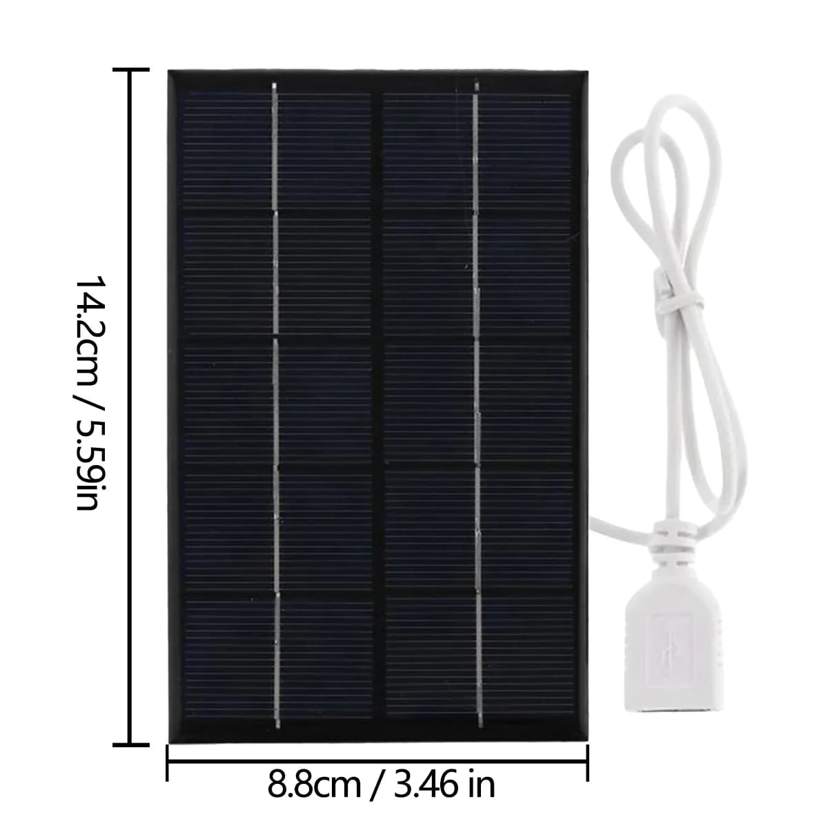 Panneau solaire professionnel 5V USB, chargeur solaire portable, stabilisateur de tension pour télép