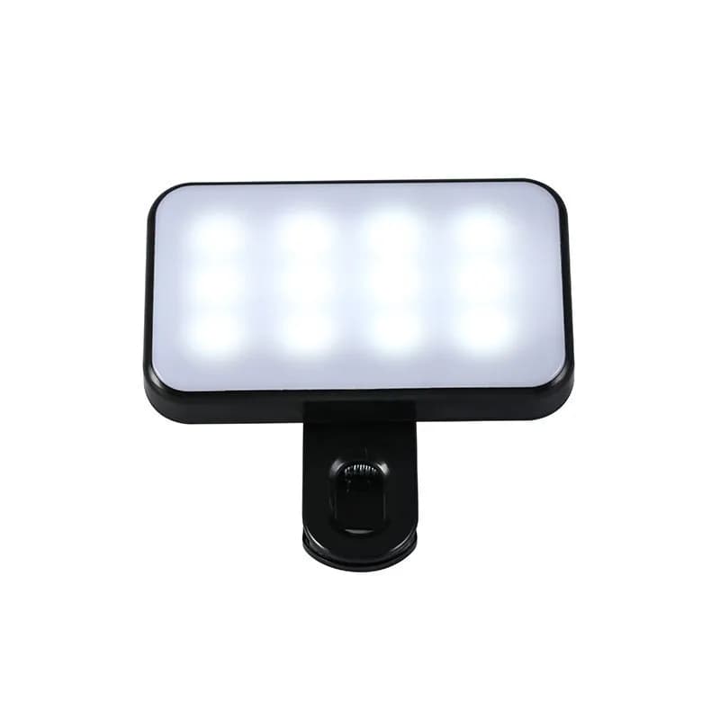 Lampe LED de poche pour selfie, compatible iPhone, Samsung, iPad, téléphone portable, ordinateur por