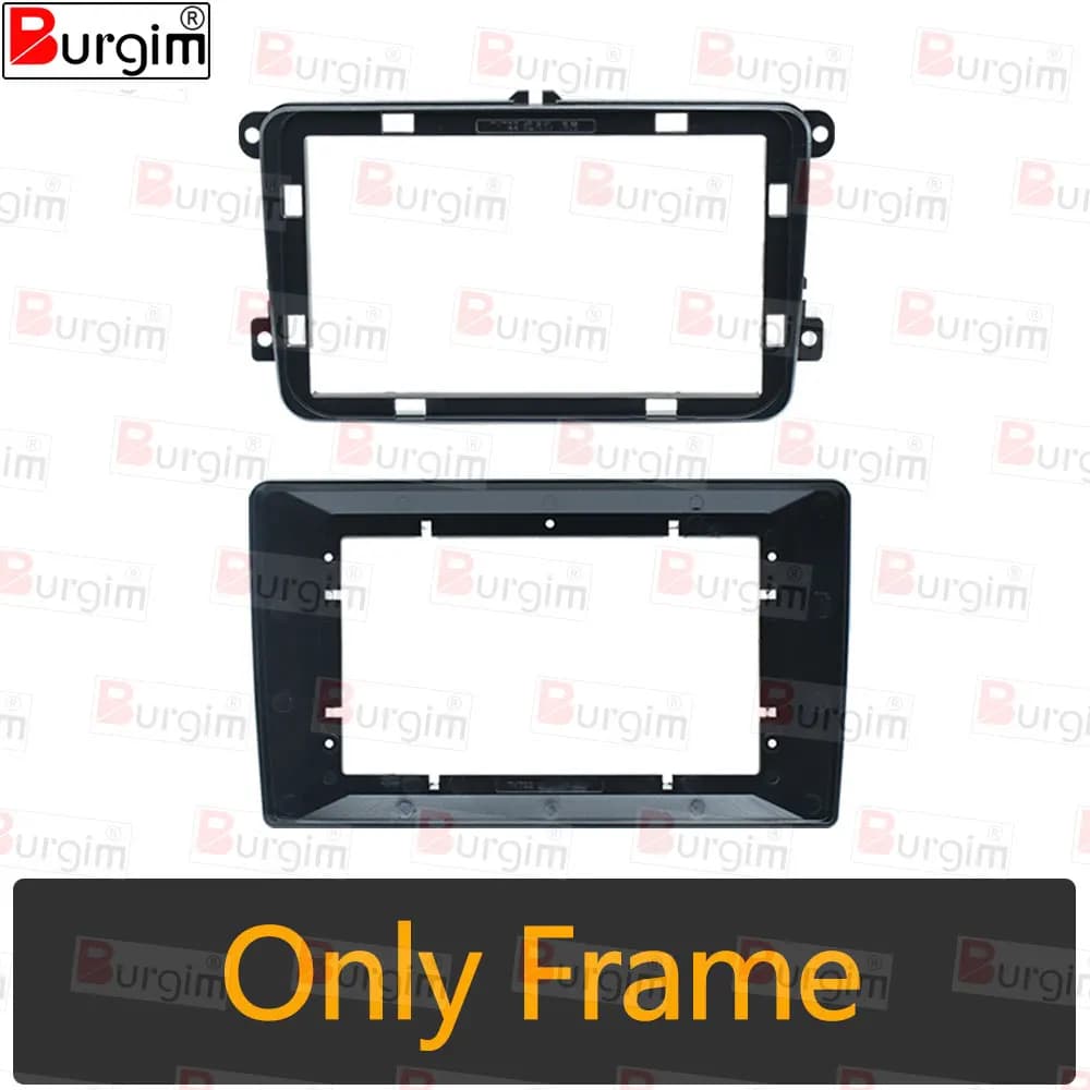Burgim – cadre Radio Android pour voiture, pour Volkswagen VW Skoda, siège de voiture universel, 10 