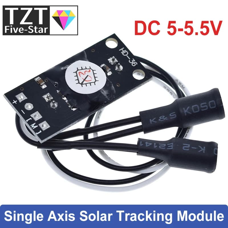 Module de suivi solaire automatique à axe unique, module de suivi solaire à lumière de recherche, ca