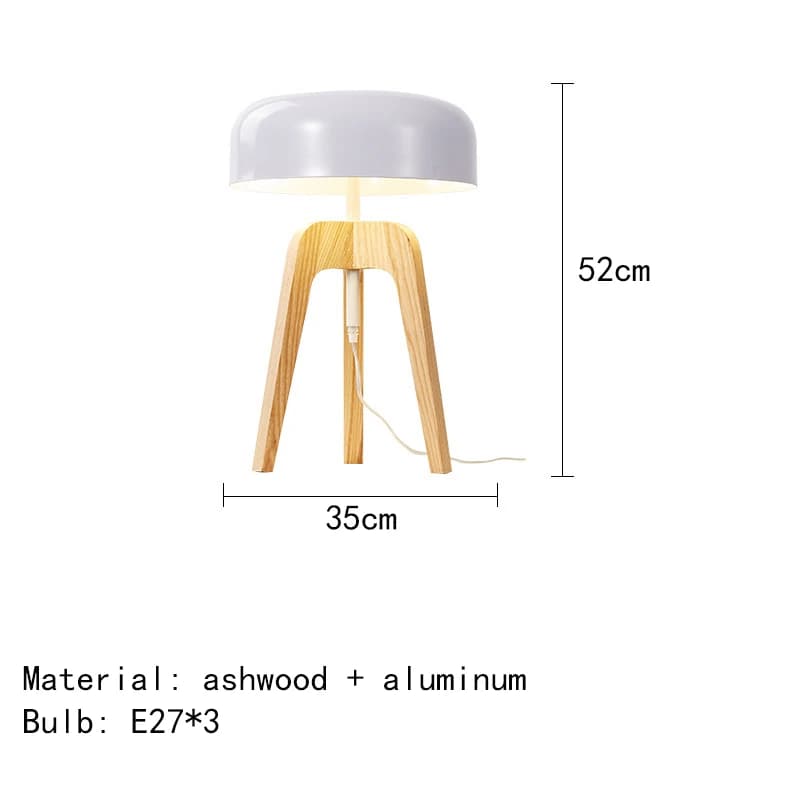 Ileo – lampe en bois de style classique, 27 pouces, éclairage de ferme