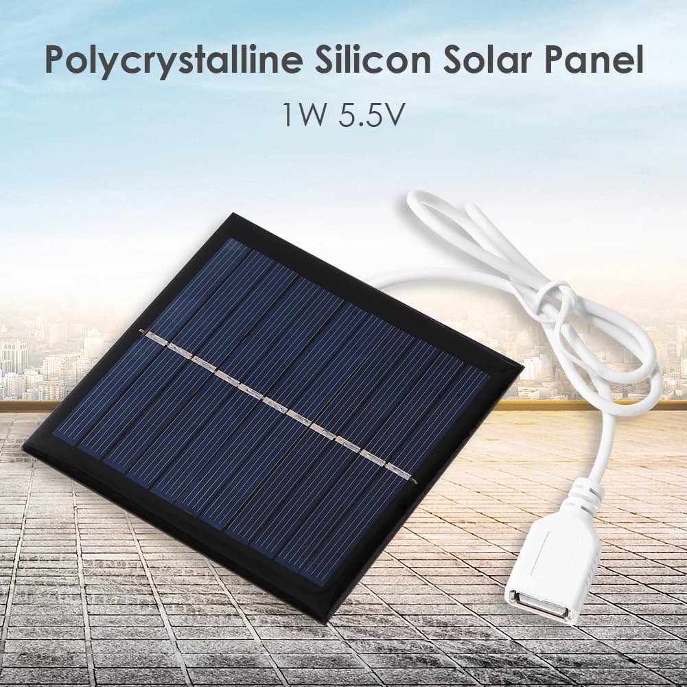 Panneau solaire avec USB, 20 W, 10W, 5V, plaque solaire, charge sûre, stabilisateur, chargeur de bat