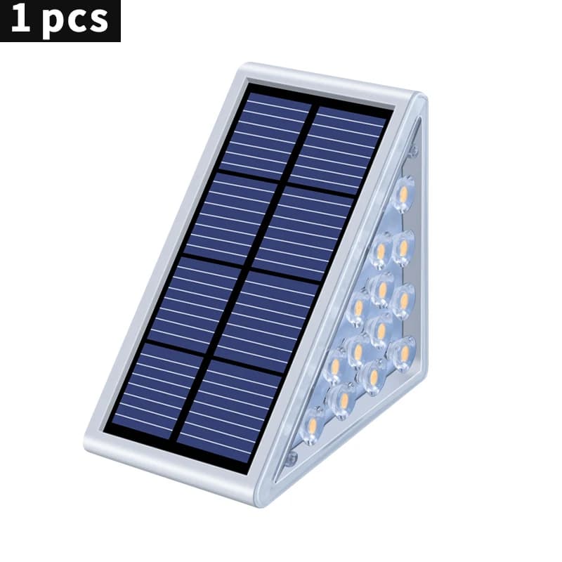 Lampe solaire extérieure à LED, Design de lentille, Super brillante, étanche IP67, Anti-vol, éclaira