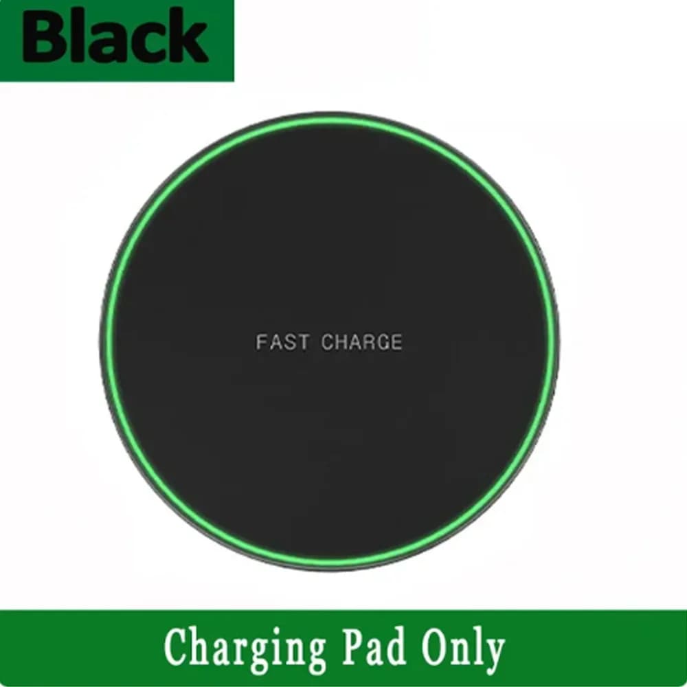 Chargeur sans fil rapide 15W pour iPhone 17-13 Pro/XS Max/Mini/X/XR et Samsung/Xiaomi/Huawei - Charg
