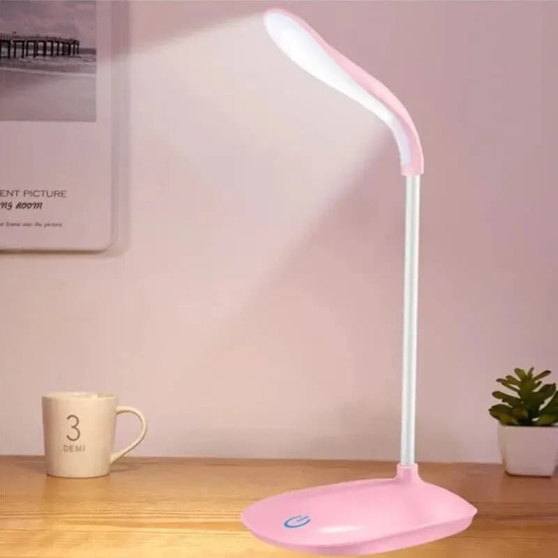 Lampe de Table LED rechargeable par USB, 3 couleurs, variable en continu, tactile, pliable, Protecti