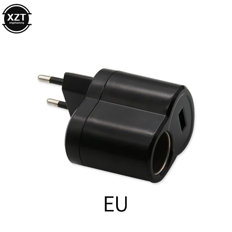 Chargeur de voiture USB AC-DC allume-cigare 220V à 12V convertisseur 12V0.5A/5V1A chargeur de voitur