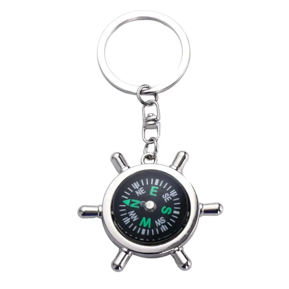 Accessoires de navigateur de randonnée, mousqueton, porte-clés d'extérieur, Mini boussole d'urgence,
