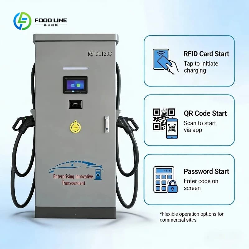 Station de recharge rapide DC personnalisée, norme GBT CCS, borne de recharge rapide pour véhicules 