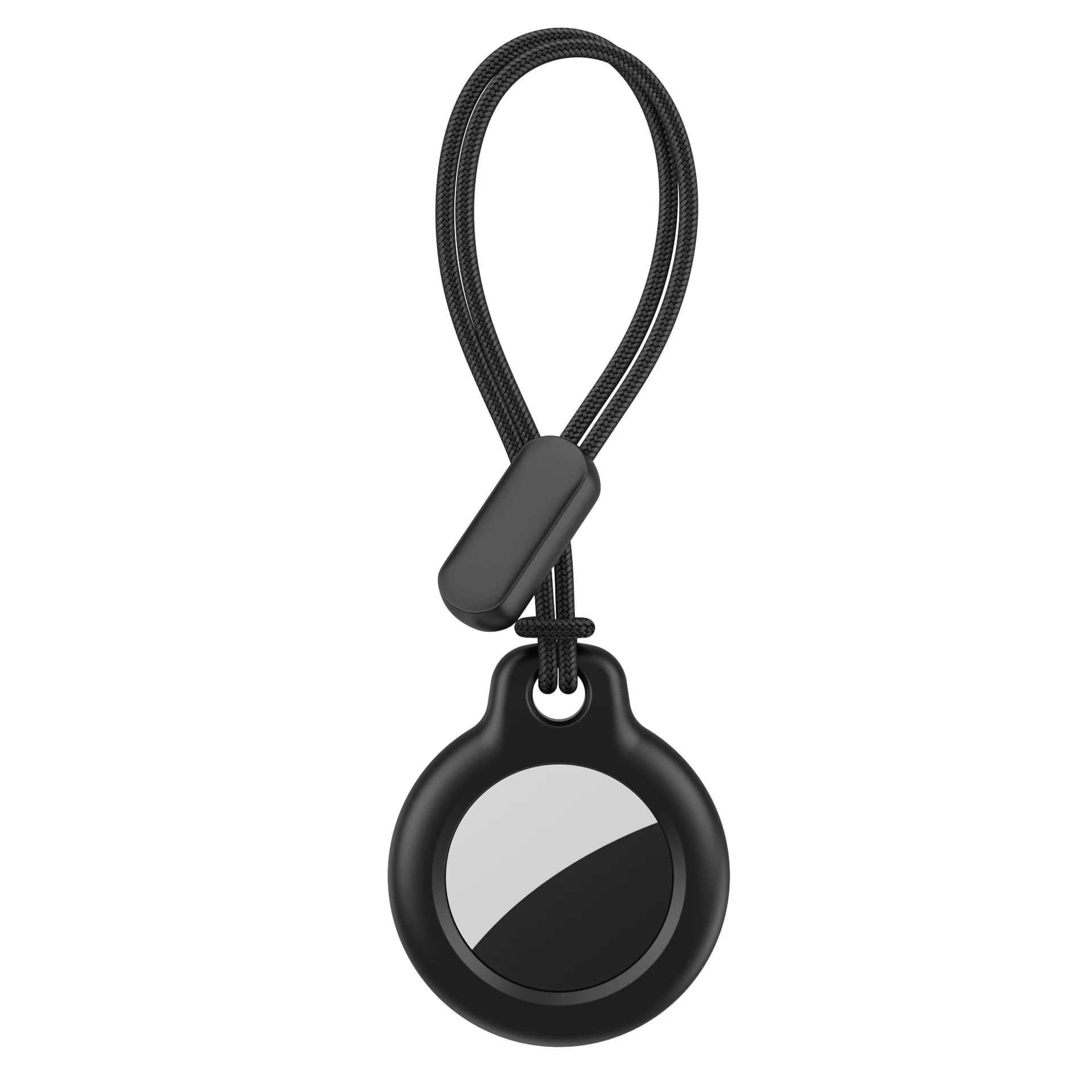 Étui de protection AirTag avec lanière, résistant aux rayures, protection complète à 360 degrés, acc