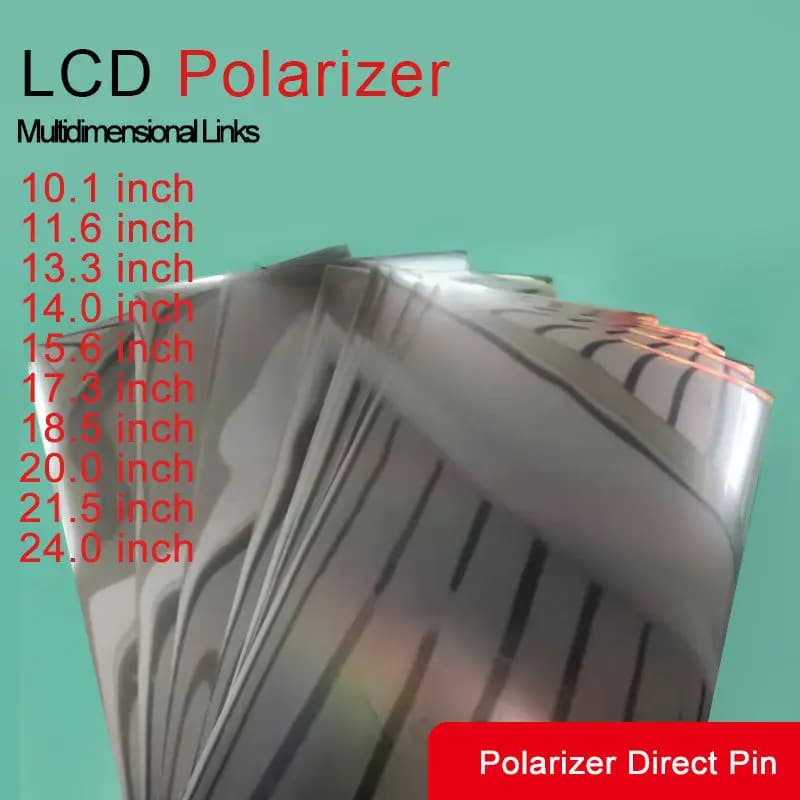 Film polarisant, panneau guide de lumière (LGP), plaque acrylique