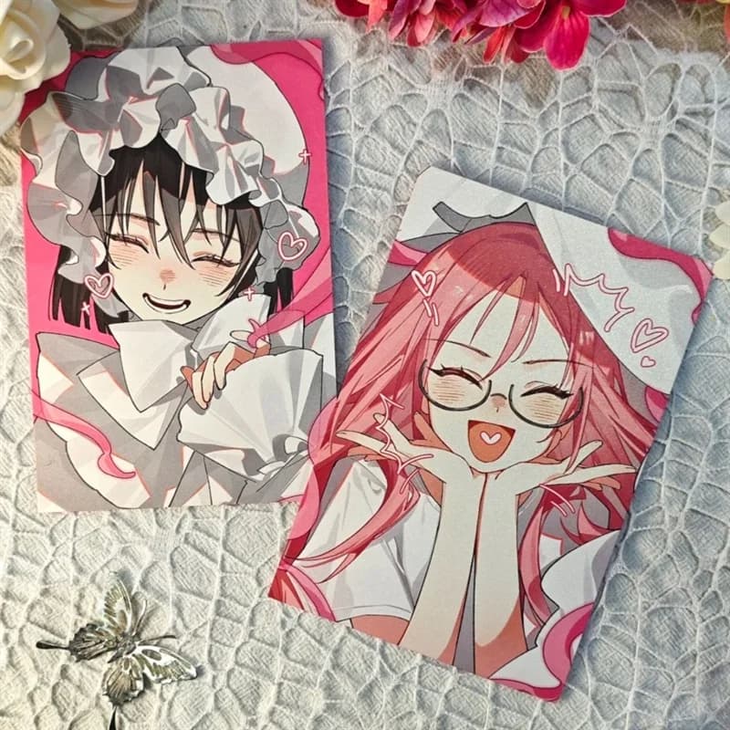 ALIEN STAGE Sua Mizi Cartes de Cosplay Figurines Double Face Cartes Postales Figurines 2 Pièces/Ense