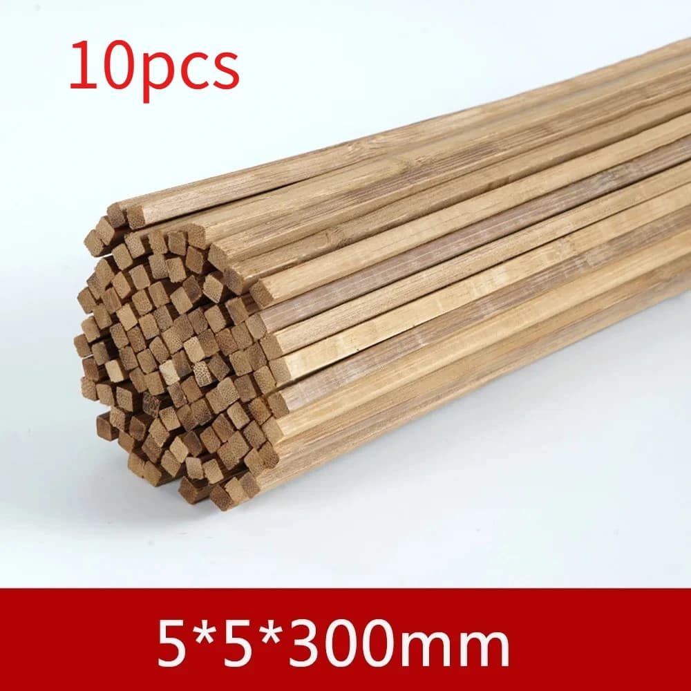 Matériel en bois de bambou, fournitures de modèles de construction, meubles artisanaux faits à la ma