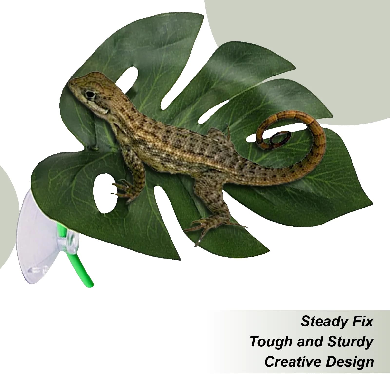 Décorations de Terrarium en forme de feuille, plantes artificielles Reptile, accessoires de réservoi