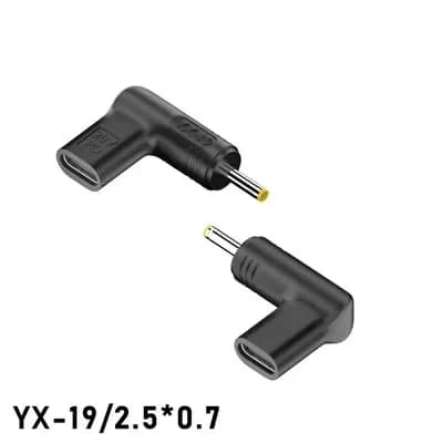 PD 100W Type C vers convertisseur de chargeur universel pour ordinateur portable pour Asus Lenovo Hp