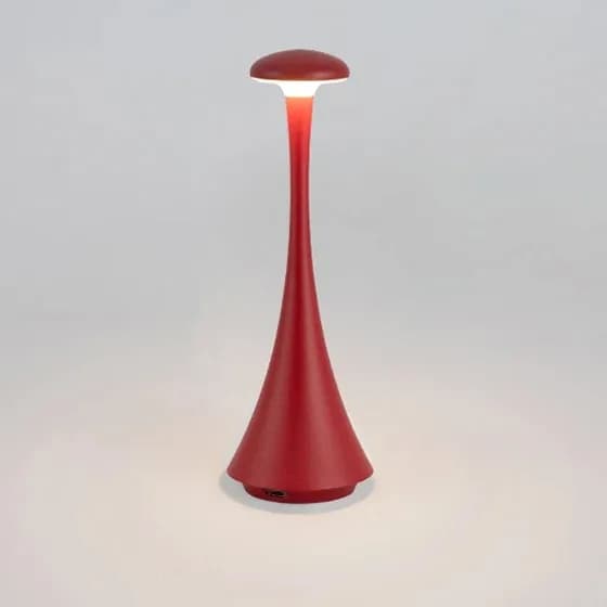Lampe de Table champignon, veilleuse créative tactile sans fil Rechargeable USB-C pour hôtel, chambr