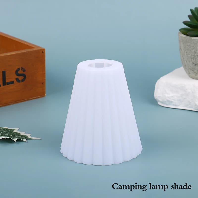 Abat-jour à persienne multifonctionnel en plastique, lampe de camping en plein air, lampe de poche L