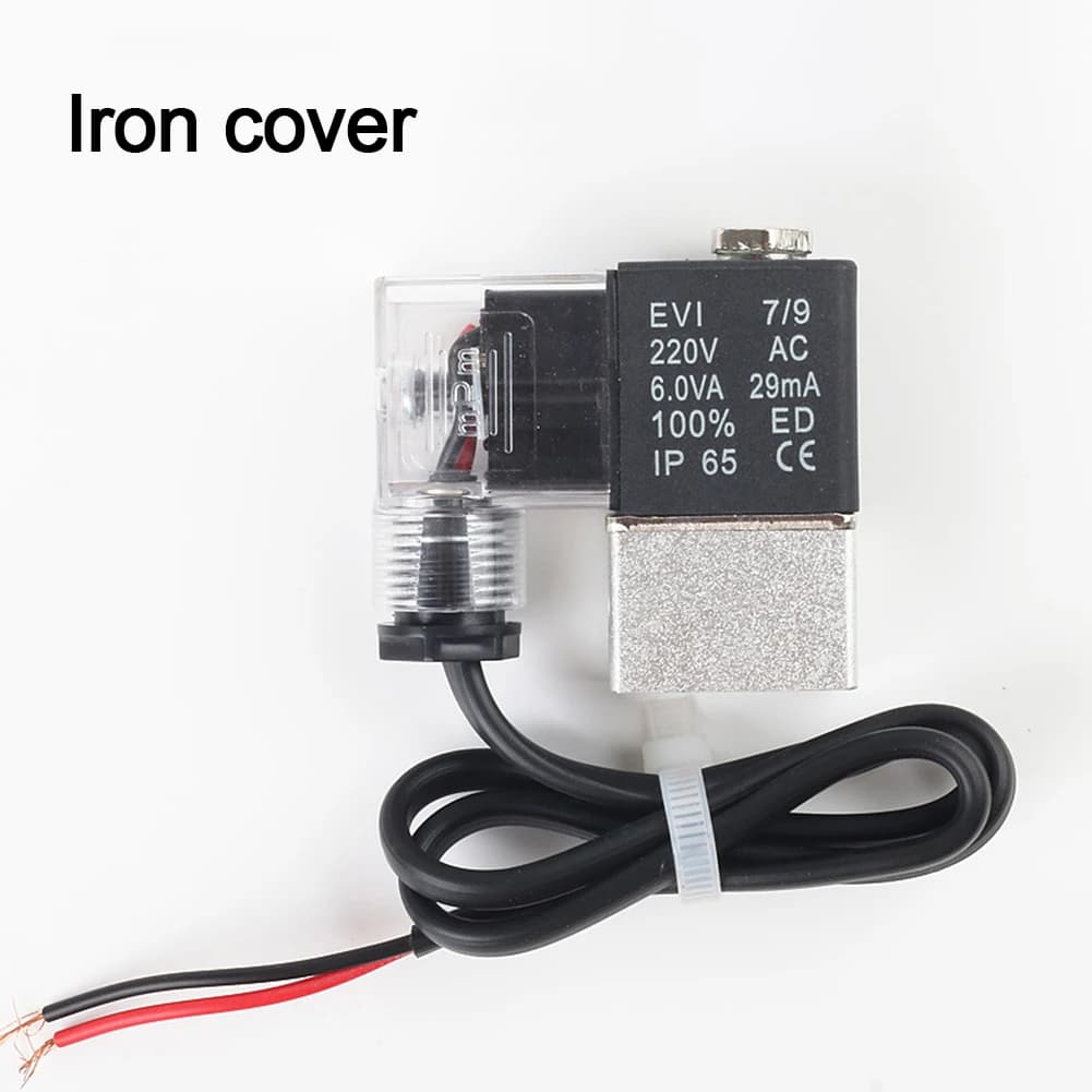 Accessoire de pompe de compresseur d'air silencieux, électrovanne d'échappement, clapets de contrôle