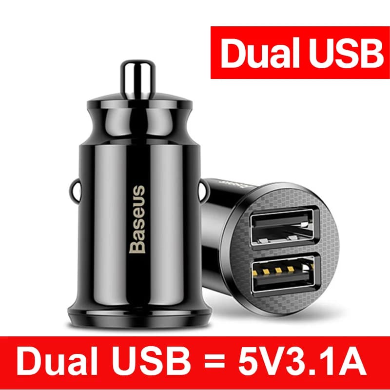 Baseus USB chargeur de voiture Charge rapide 4.0 QC4.0 QC3.0 PPS SCP 5A PD Type C 30W chargeur USB d