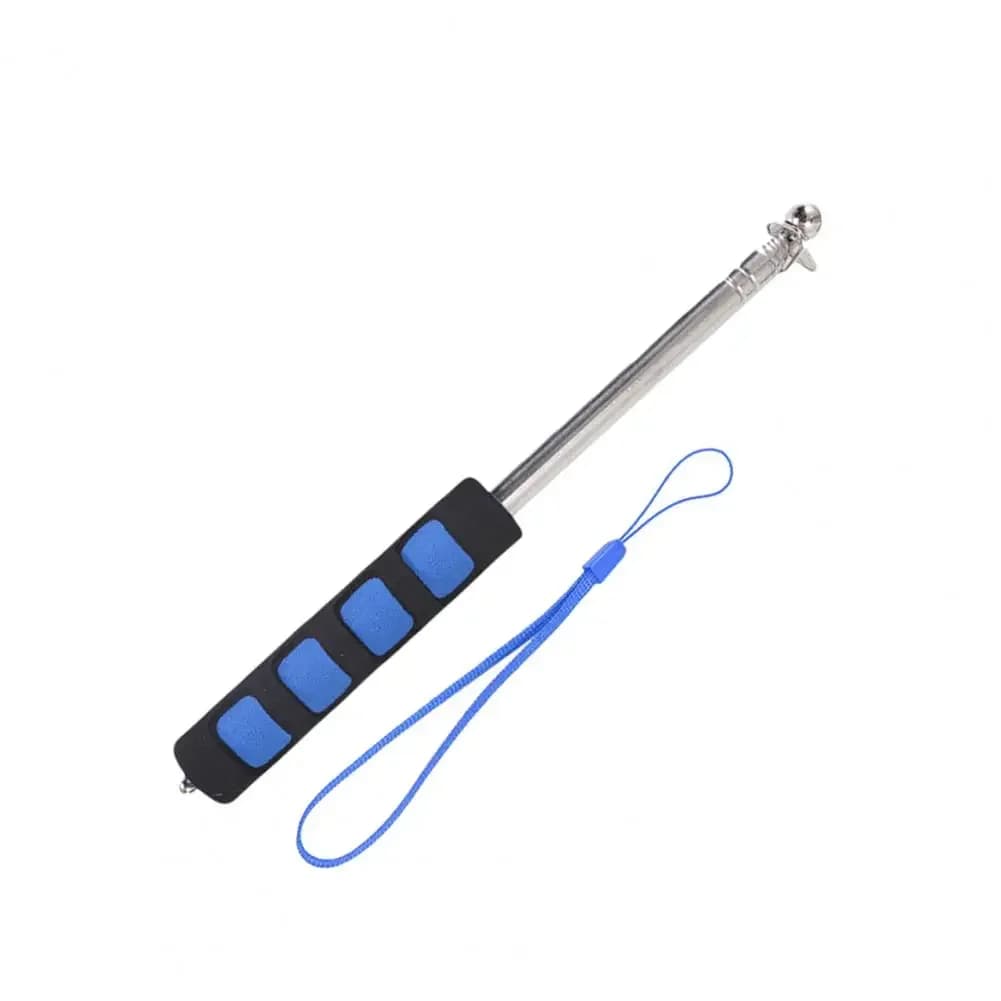 Mât de drapeau télescopique robuste, facile à transporter, poignée antidérapante, bâton de pointeur 