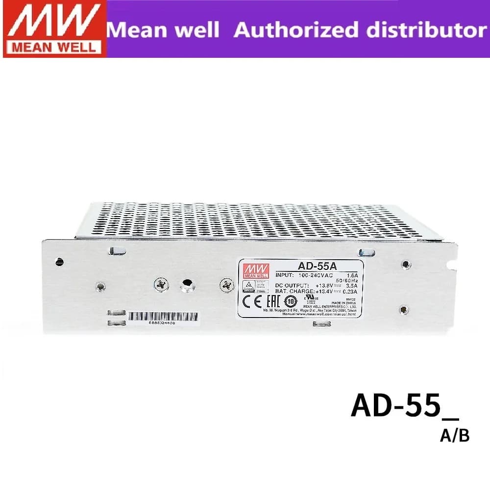 Alimentation électrique à découpage MEAN WELL AD-55 AD-55A AD-55B 55W à sortie unique avec chargeur 