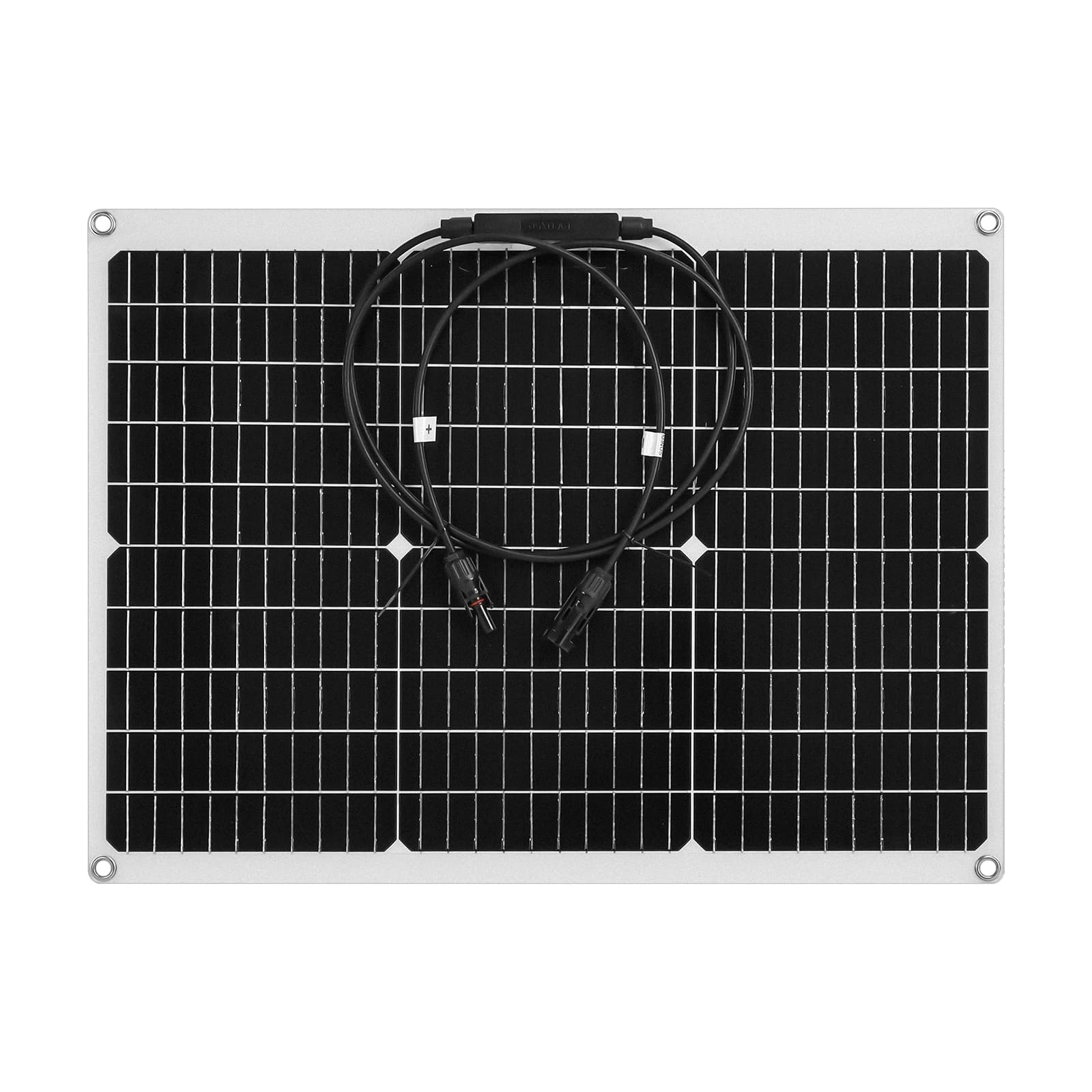 PowMr-Panneaux Solaires Portables Flexibles, Kit de Plaque Solaire pour Montres, Voiture, Système So
