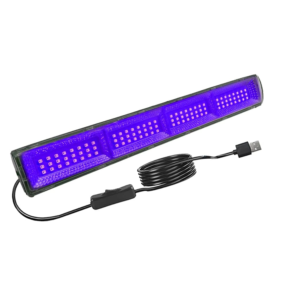 Lampe UV à lumière noire, projecteur UV avec LED magnétique, décoration intérieure, ambiance de fête