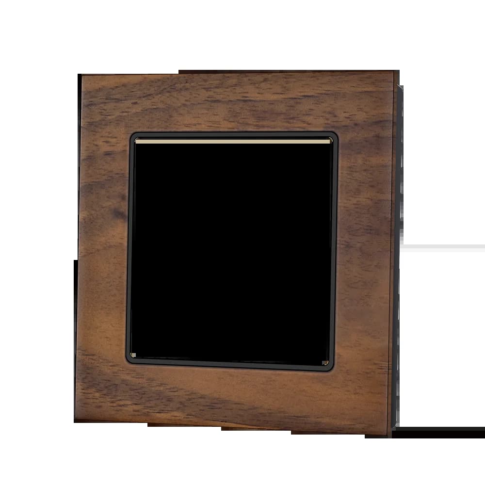 Panneau en bois massif brun SRAN 82-224*82mm, panneau vierge sans plaque de fixation, 1-3 cadres pou