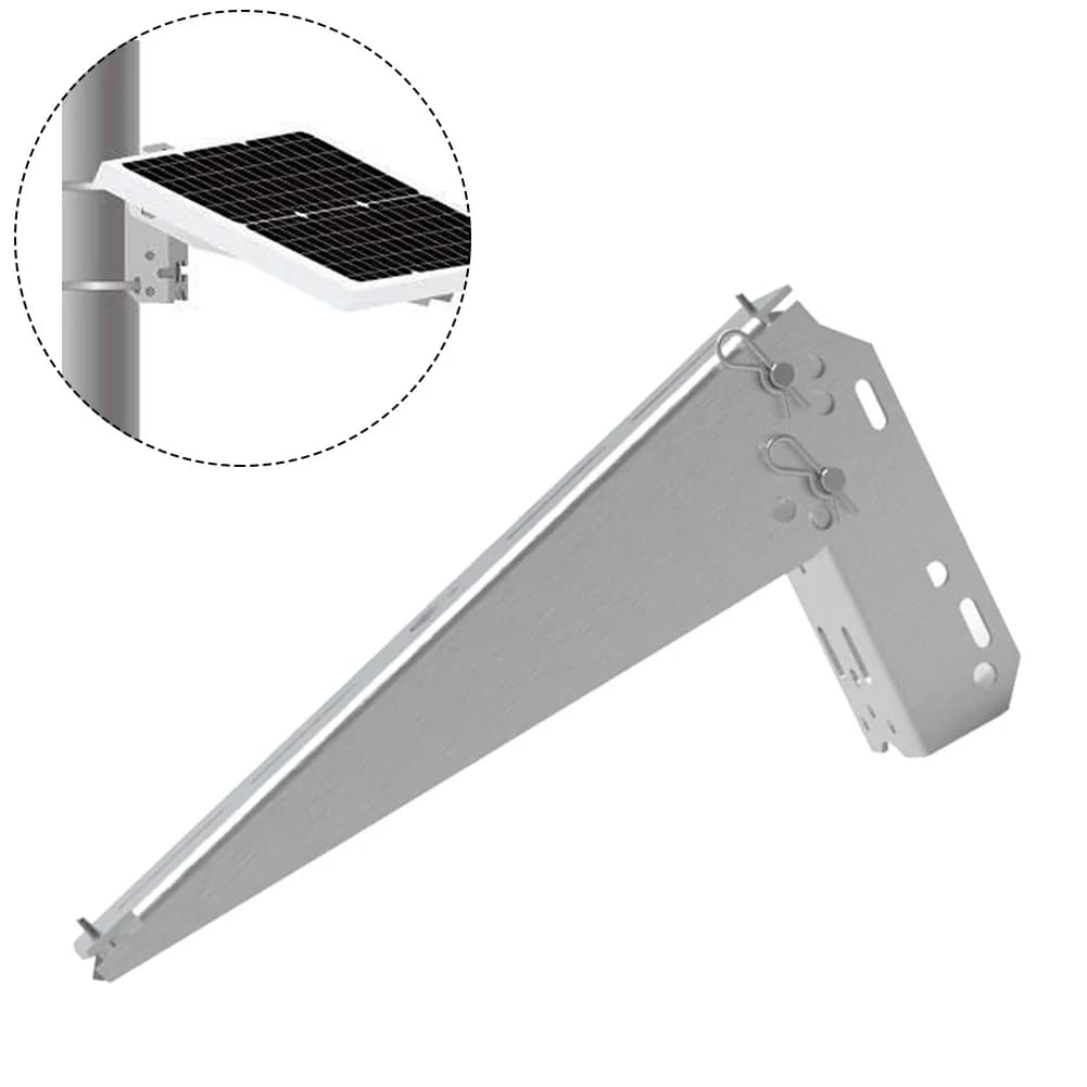 Support de panneau solaire à 30 degrés pour installation murale et sur poteau, support inclinable ré