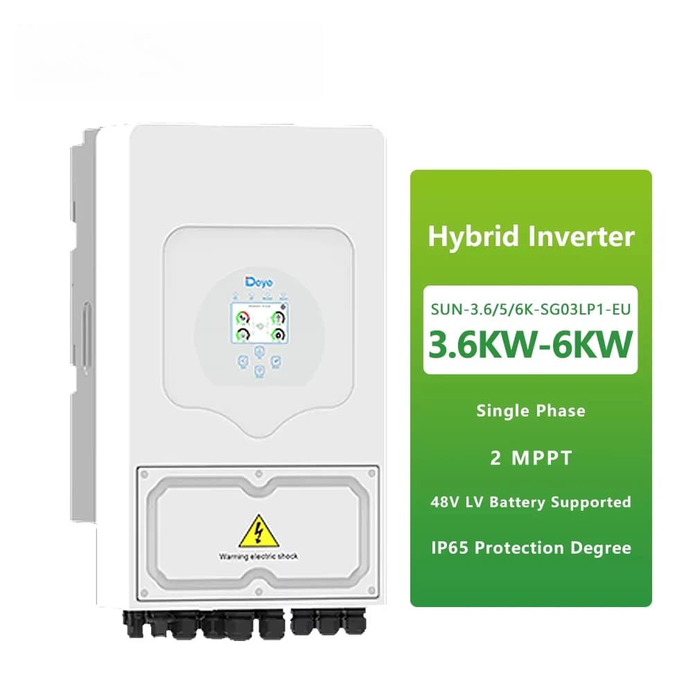 Système de panneaux solaires 5000W 6000W hors réseau avec onduleur solaire et contrôleur de charge M