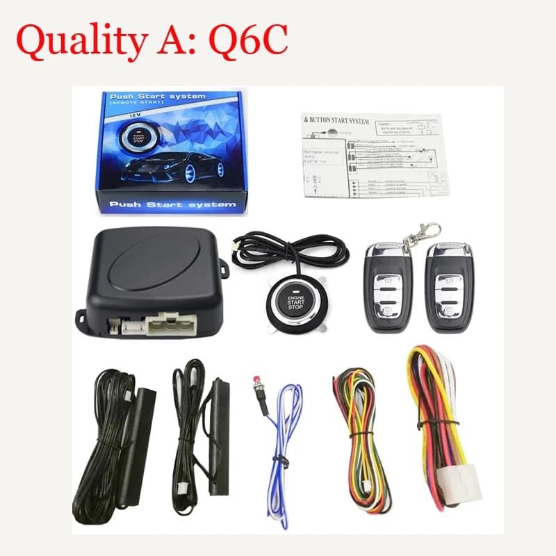 Auto voiture Un start stop système moteur avec télécommande Voiture PKE démarrage sans clé système d