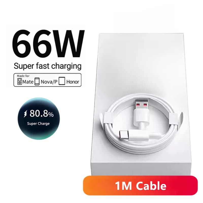 Chargeur mural super rapide UE Snap66 W, pour Huawei Mate 40 50 60 P50 Nova 8 9 10 Honor 90 100 X7 X
